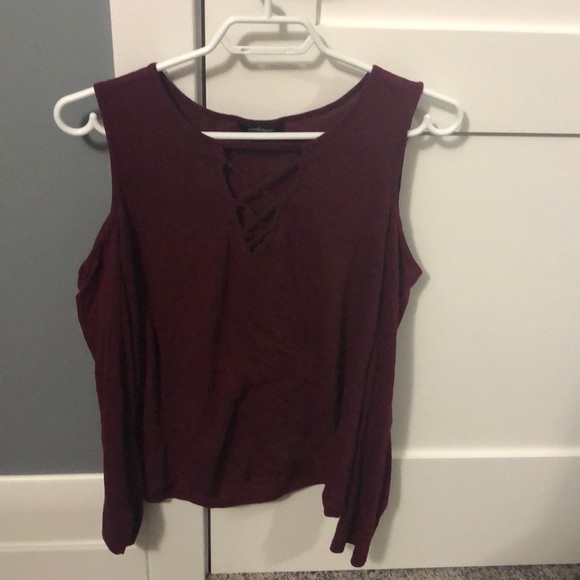 Maroon Fashionova Top - Picture 1 of 2